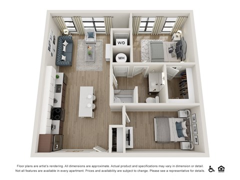 1G Floor plan Scheme 2